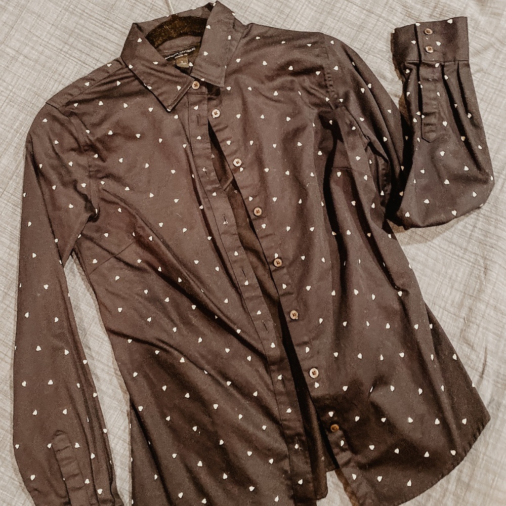 Banana Republic Hearts Button-down